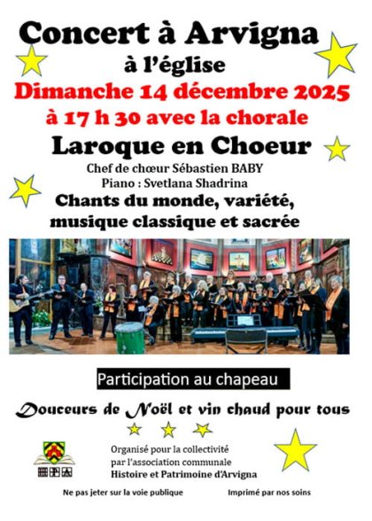 Concert à l'église d'Arvigna