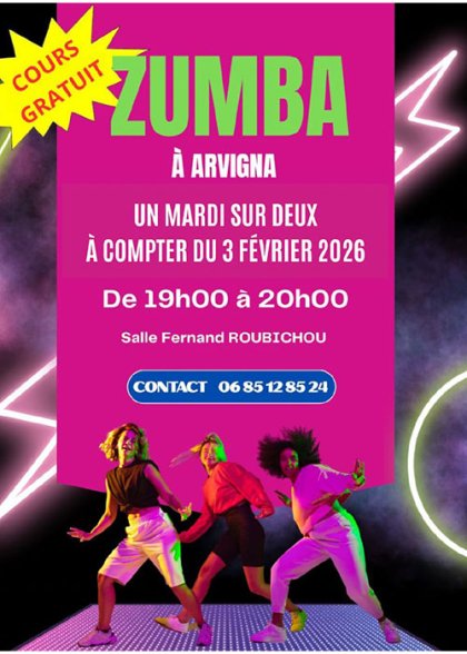 Cours de Zumba- Arvigna